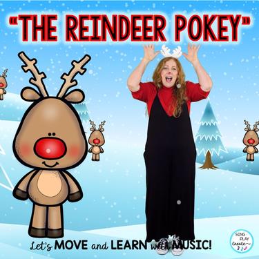 "The Reindeer Pokey" Children's Holiday Hokey Pokey Song_歌词_Sing Play Create的歌曲_下载-汽水音乐